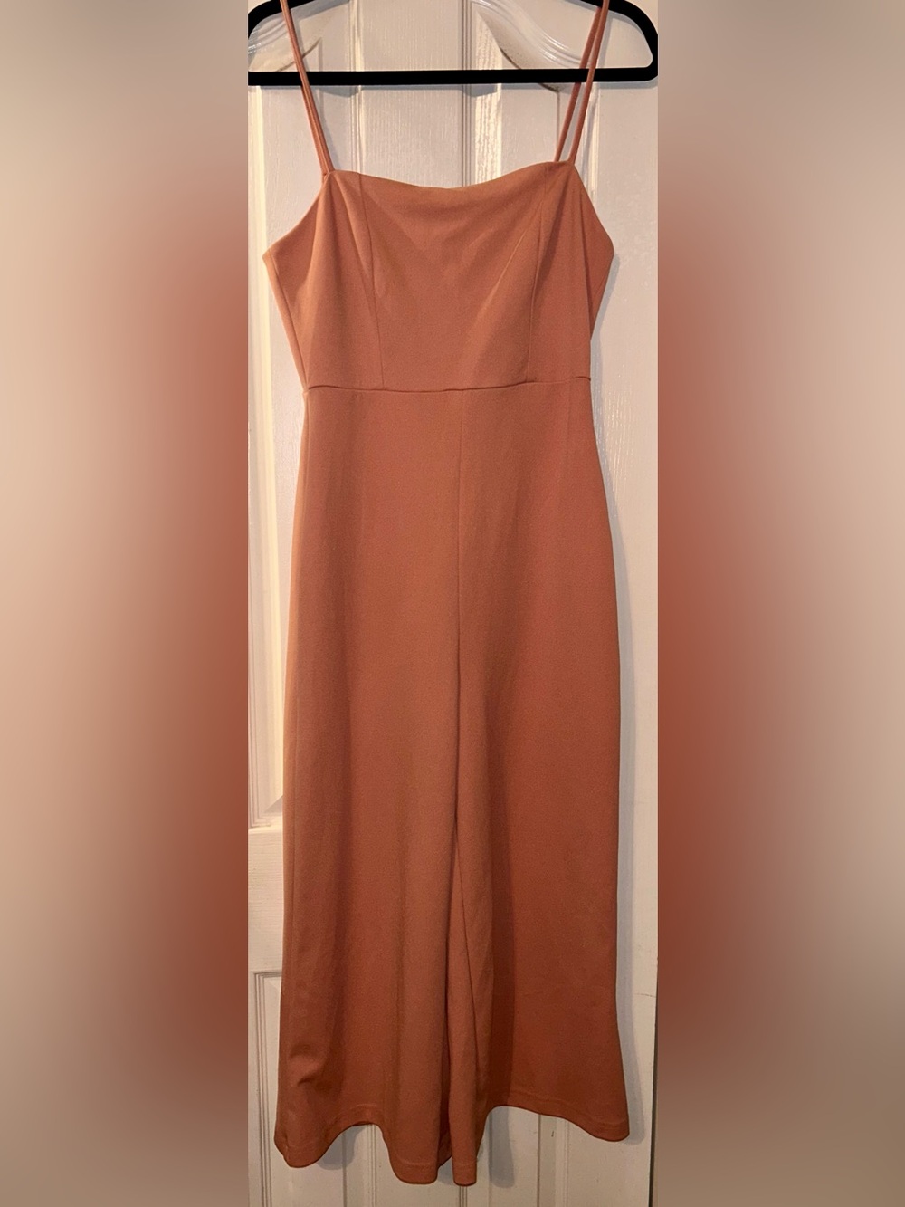 FAVLUX Rust Orange Wide-Leg Jumpsuit